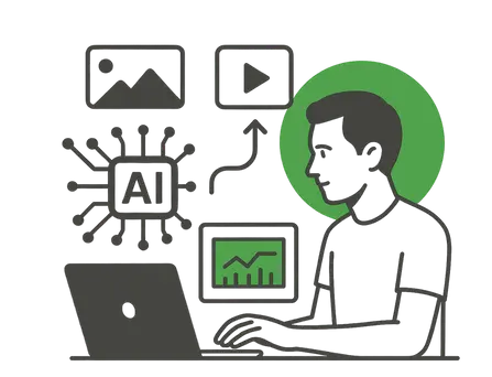 Produktion mit AI & Human Review